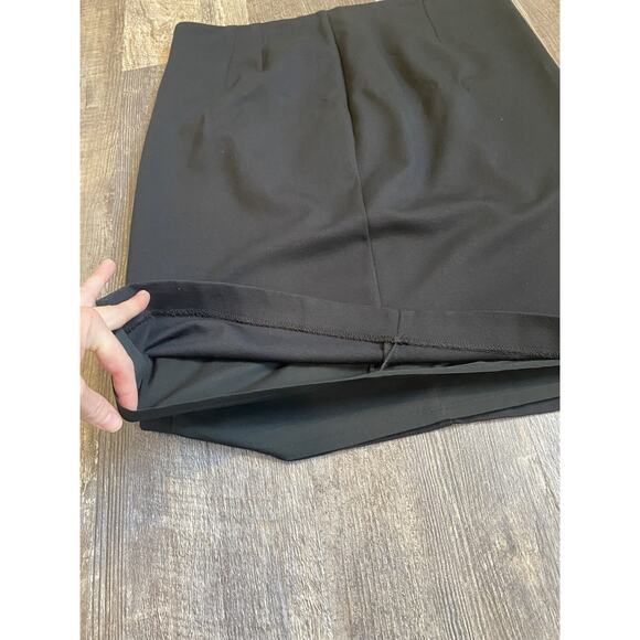Chicos Womens Size US 10 Black Pencil Skirt A-Line Minimalist Career Office Work - Picture 2 of 10